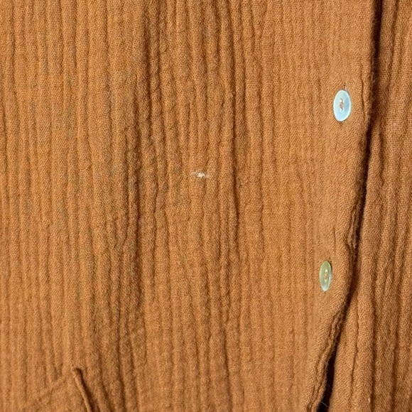 L*Space Gauze Coverup Mika Romper in Amber Tan Size Large - Picture 7 of 7